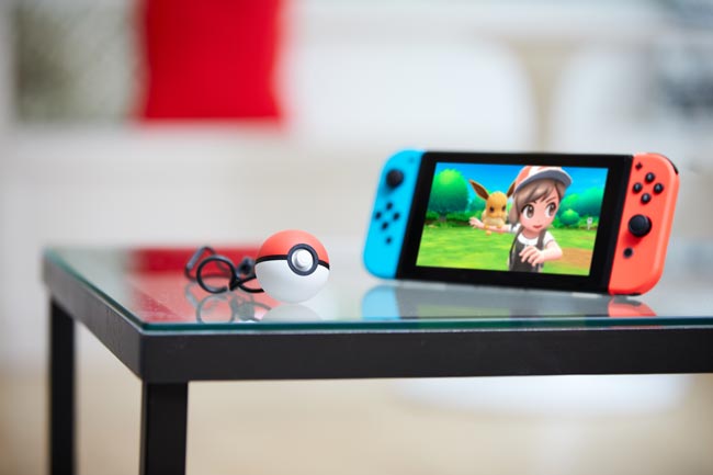 Pokeball Plus table