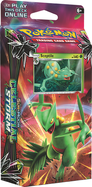 Sun and Moon Celestial Storm Sceptile Deck