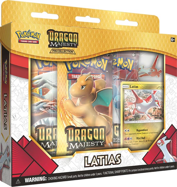 Dragon Majesty Pin Collection Latias 