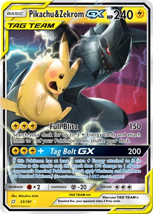 Pikachu & Zekrom GX Is BROKEN In PTCGL's Expanded Format! Electric Type OP  lol 