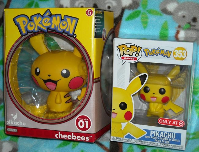 Pikachu Funko Pop and Cheebees