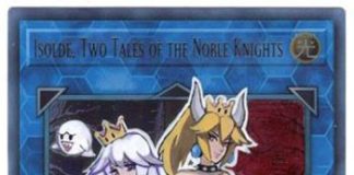 Yugioh Altered Art- Isolde, Two Tales of the Noble Knights as Bowsette & Booette