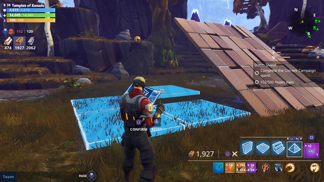 Fortnite Pyramid Corner Schematic