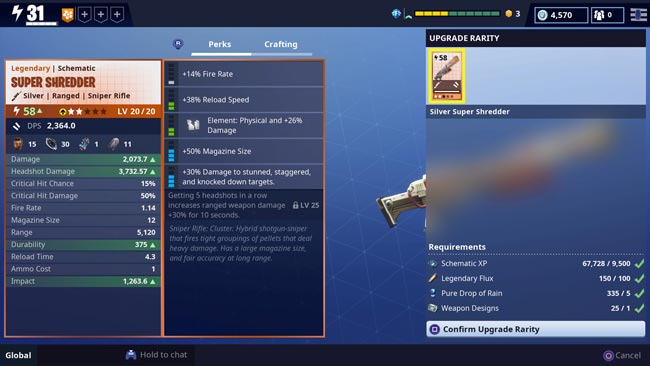 how to get legendary flux in fortnite save the world - in order to upgrade this shredder into a super shredder i would need 9 500 schematic xp 100 legendary flux in order to upgrade this shredder into a super shredder i would need 9 500 schematic xp 100 legendary flux - how to get legendary flux in fortnite save the world