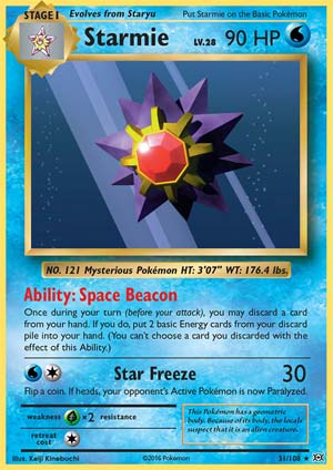 Starmie - XY: Evolutions