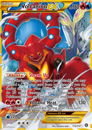Volcanion EX - Steam Siege