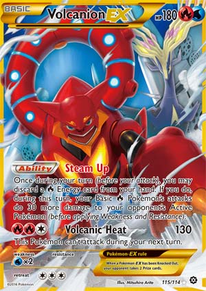 Volcanion EX  - Steam Siege