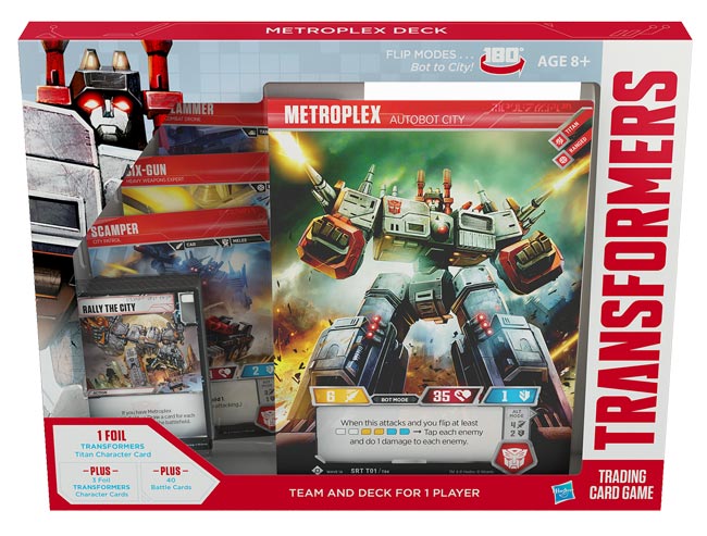 Metroplex Deck for Transformers Trading Card Game