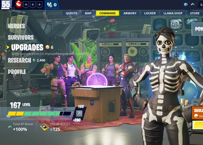 Fortnite Save the World Upgrades