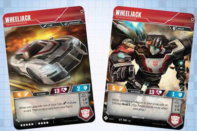 Wheeljack Transformers TCG