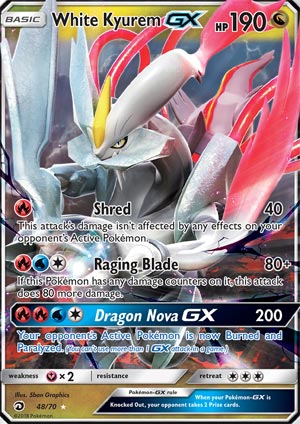 White Kyurem-GX (Dragon Majesty DRM 48)