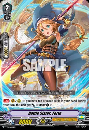 Battle Sister, Torte