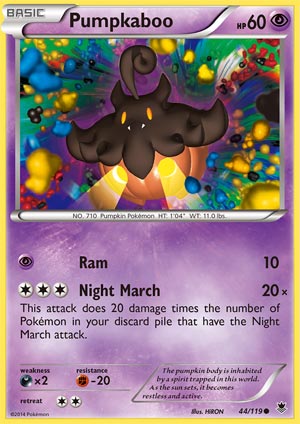 Lampent - XY Phantom Forces Pokémon card 42/119