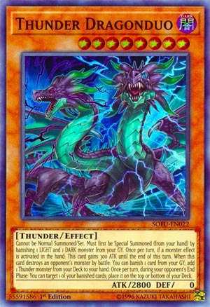 Thunder Dragon Fusion SOFU-EN060 1st Ultra Rare NM Yugioh Card 