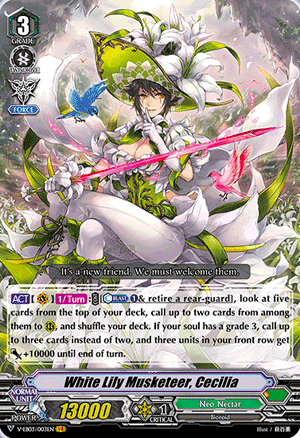 White Lily Musketeer, Cecilia