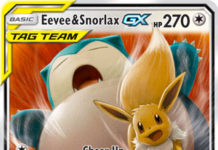 Eevee & Snorlax-GX (Team Up 120)