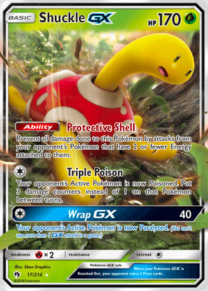 Shuckle-GX (Lost Thunder LOT 17)