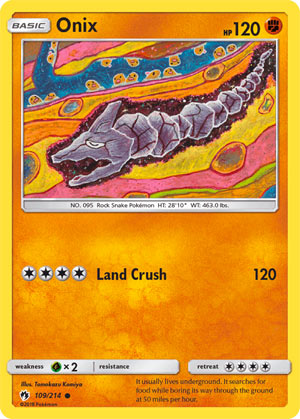 Onix - Lost Thunder - Pokemon Review