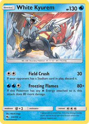 White Kyurem (Lost Thunder LOT 63)