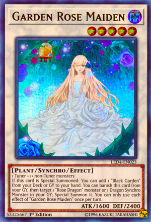 X3 LED4-EN027 Yugioh 1st Edition Details about   Blooming Of The Dessert Rose 