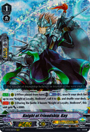 Knight of Friendship, Kay (V Series)