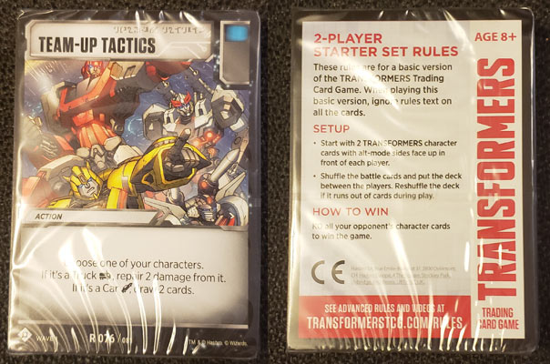 Transformers TCG Battle Cards