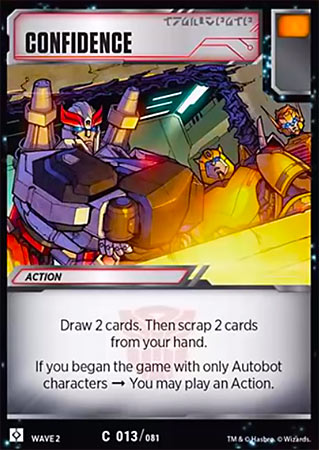 Transformers TCG 1X HEAVY-HANDED Wave 2 2019 Rare R 035/081 Battle Card 