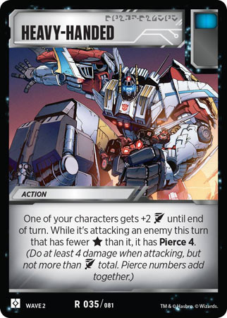 Fog of War R 033 Set of 3 Transformers Trading Card Game Battle Cards