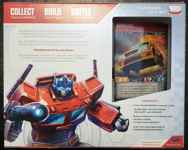 Transformers TCG Autobots Starter Set