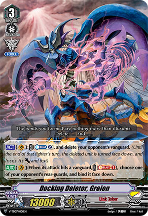 Docking Deletor, Greion