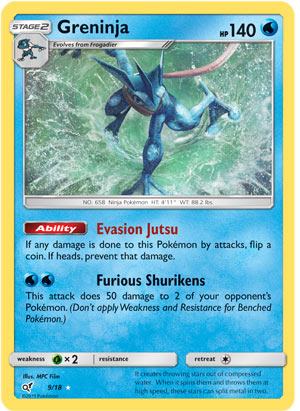 Pokemon TCG Detective Pikachu Greninja