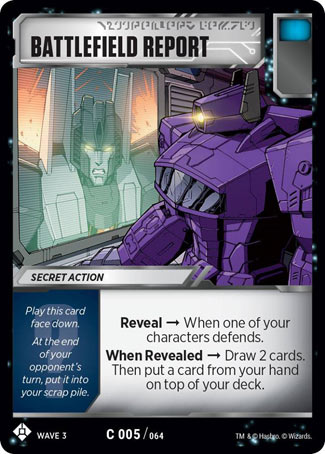 M/NM Transformers TCG Battle Card R066 Security Checkpoint
