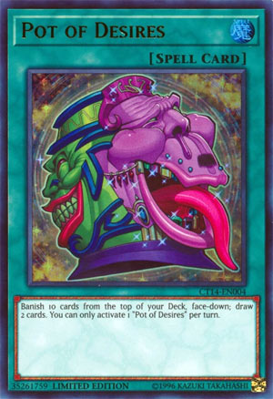 Pot Of Desires Spell Yugioh Magic Card The Best And Great Online Deal 