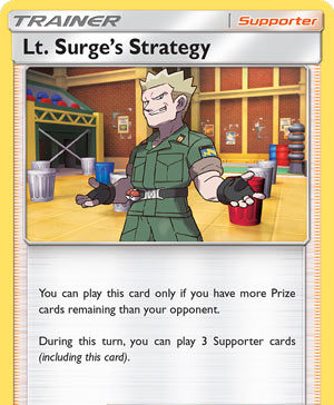 Lt. Surge's Strategy