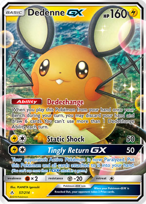 Dedenne Gx 1 Top 11 Pokemon Cards In Unbroken Bonds