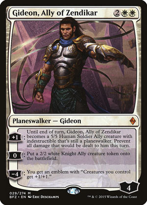 Gideon, Ally of Zendikar