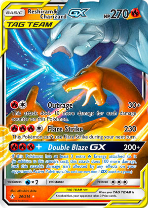 Reshiram Zekrom Set of 5 Cards Tag Team Card GX Card EX 