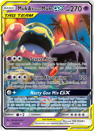 Muk & Alolan Muk-GX (Unbroken Bonds UNB 61)