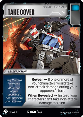 Two Pronged Attack R 061 Set of 3 Transformers Trading Card Game Battle Cards