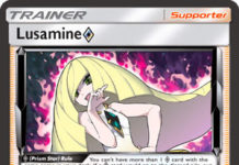 Lusamine Prism Star (Lost Thunder LOT 182)