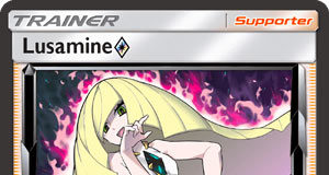 Lusamine Prism Star (Lost Thunder LOT 182)