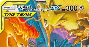 Moltres & Zapdos & Articuno-GX (Hidden Fates HIF 44)