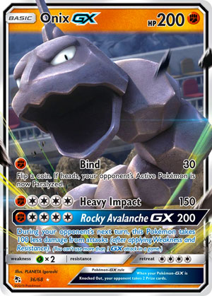 Onix-GX - Hidden Fates Pokemon Review 