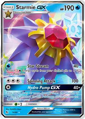 Starmie-GX (Hidden Fates HIF 14)