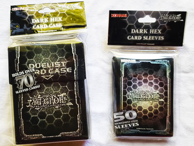 Yu-Gi-Oh! Dark Hex Sleeves and Case