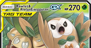 Rowlet & Alolan Exeggutor-GX