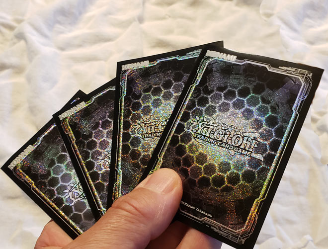 Accessoires YuGiOh-Dark Hex Card Sleeves 50 pcs Housses