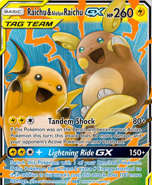 Raichu & Alolan Raichu-GX