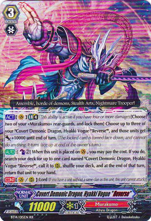 Covert Demonic Dragon, Hyakki Vogue "Reverse"