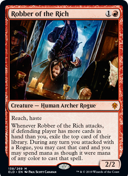 Robber of the Rich – MTG Throne of Eldraine Review Robber of the Rich